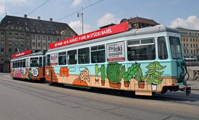 Street-Art Werbewagen