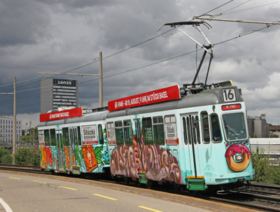 Street-Art Werbewagen