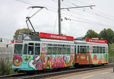 Street-Art Werbewagen